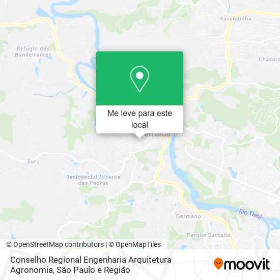 Conselho Regional Engenharia Arquitetura Agronomia mapa