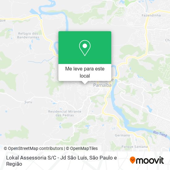 Lokal Assessoria S / C - Jd São Luís mapa