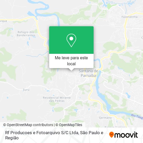 Rf Producoes e Fotoarquivo S / C Ltda mapa