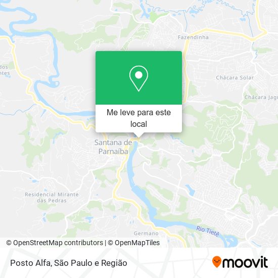 Posto Alfa mapa