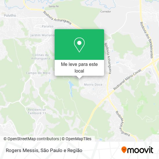 Rogers Messis mapa