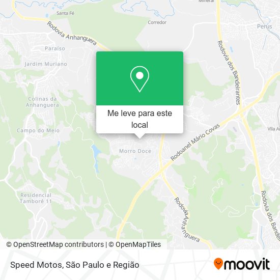 Speed Motos mapa