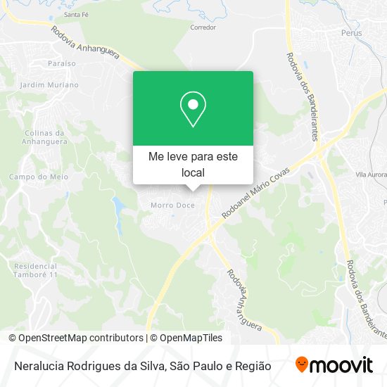 Neralucia Rodrigues da Silva mapa