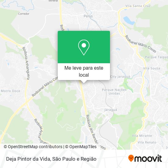 Deja Pintor da Vida mapa