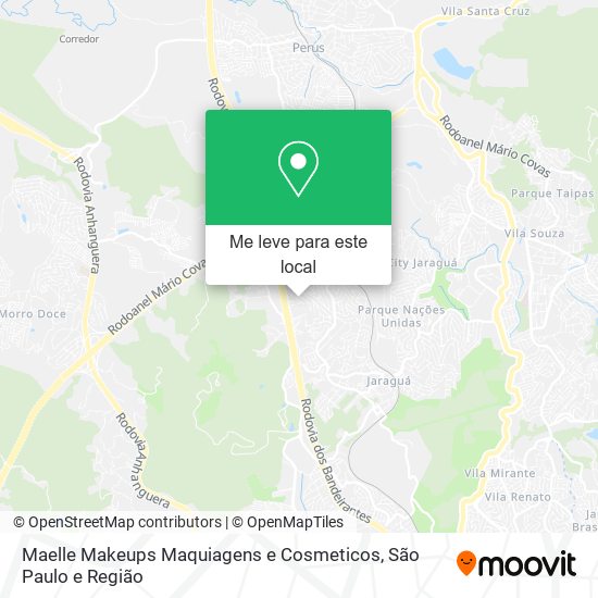 Maelle Makeups Maquiagens e Cosmeticos mapa