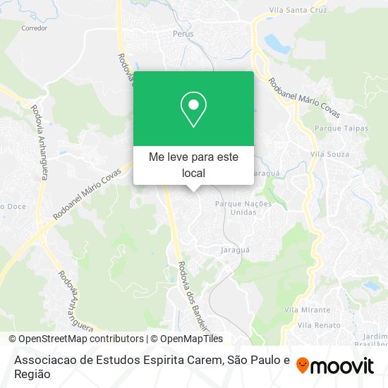 Associacao de Estudos Espirita Carem mapa