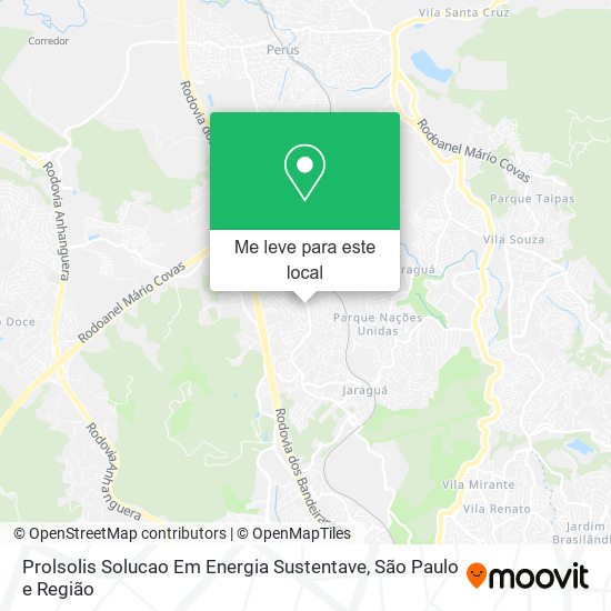 Prolsolis Solucao Em Energia Sustentave mapa