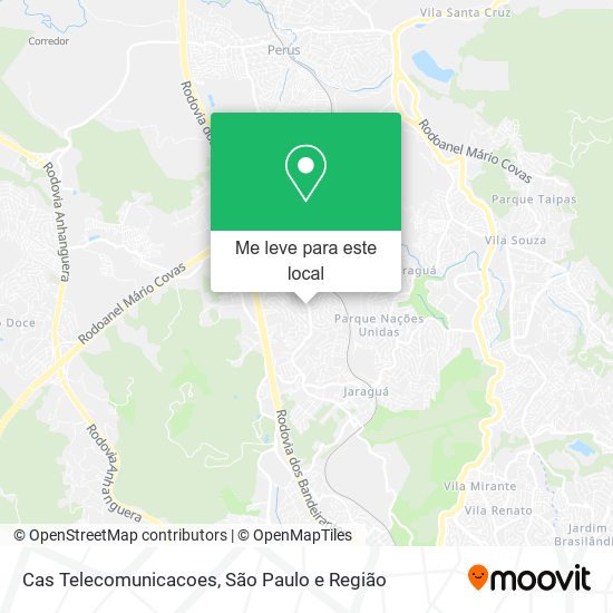 Cas Telecomunicacoes mapa