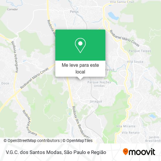 V.G.C. dos Santos Modas mapa