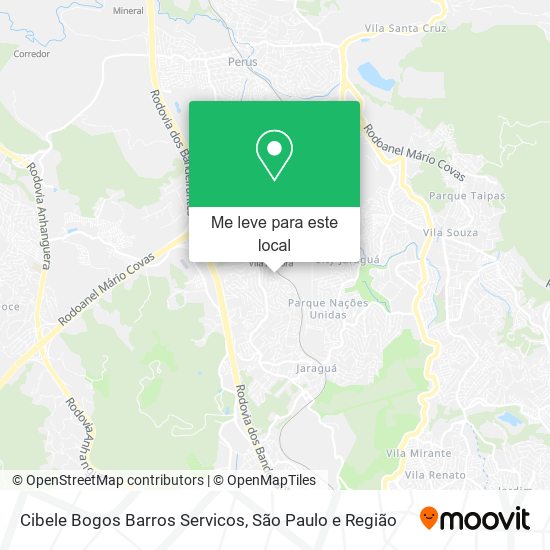 Cibele Bogos Barros Servicos mapa