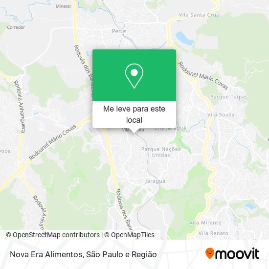 Nova Era Alimentos mapa