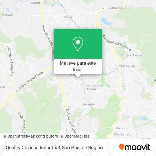 Quality Cozinha Industrial mapa