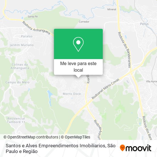 Santos e Alves Empreendimentos Imobiliarios mapa