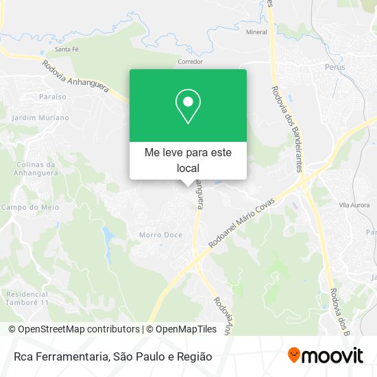 Rca Ferramentaria mapa
