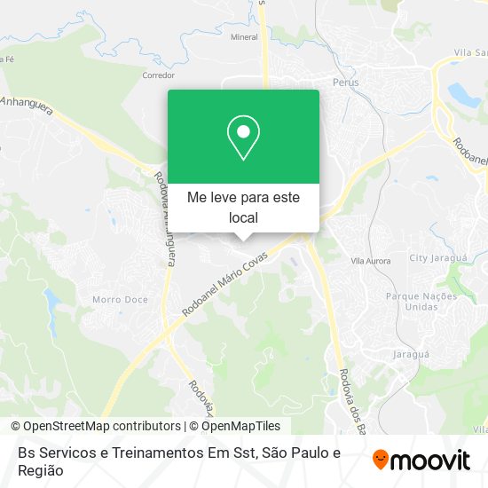 Bs Servicos e Treinamentos Em Sst mapa