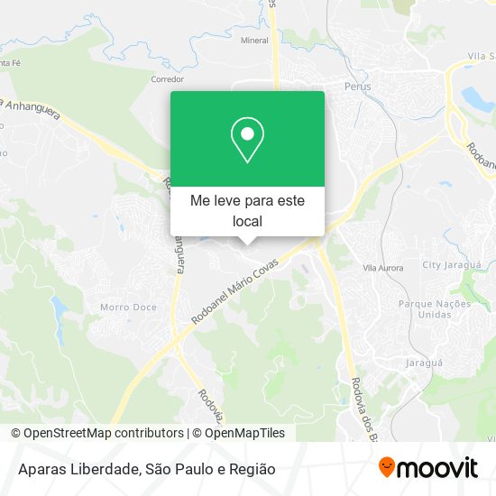 Aparas Liberdade mapa