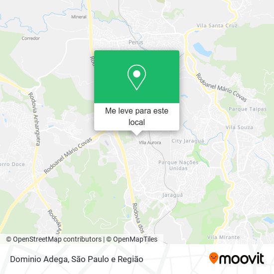 Dominio Adega mapa