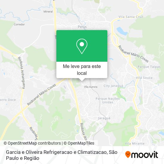 Garcia e Oliveira Refrigeracao e Climatizacao mapa