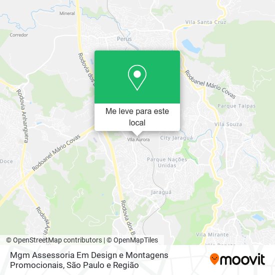 Mgm Assessoria Em Design e Montagens Promocionais mapa