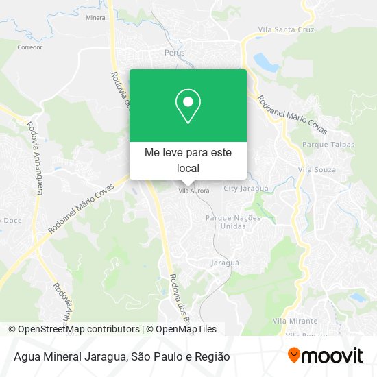 Agua Mineral Jaragua mapa