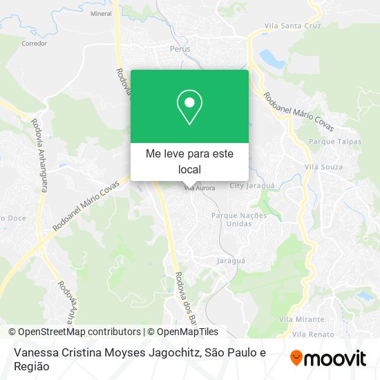 Vanessa Cristina Moyses Jagochitz mapa