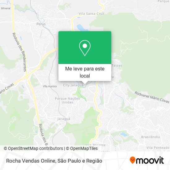 Rocha Vendas Online mapa