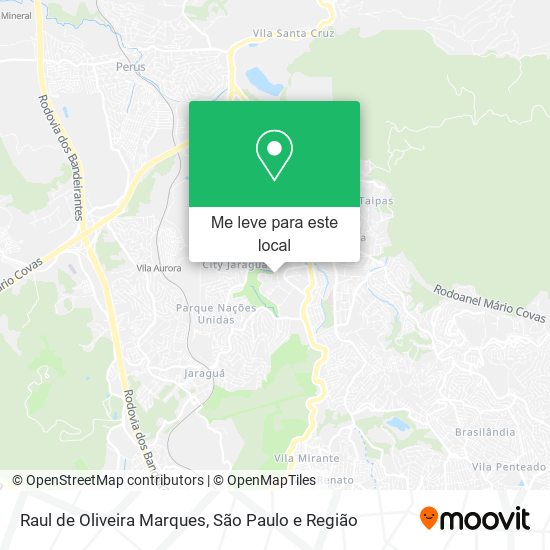 Raul de Oliveira Marques mapa