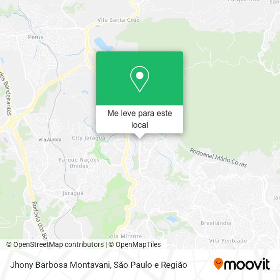 Jhony Barbosa Montavani mapa