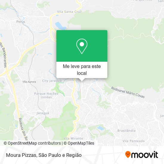 Moura Pizzas mapa