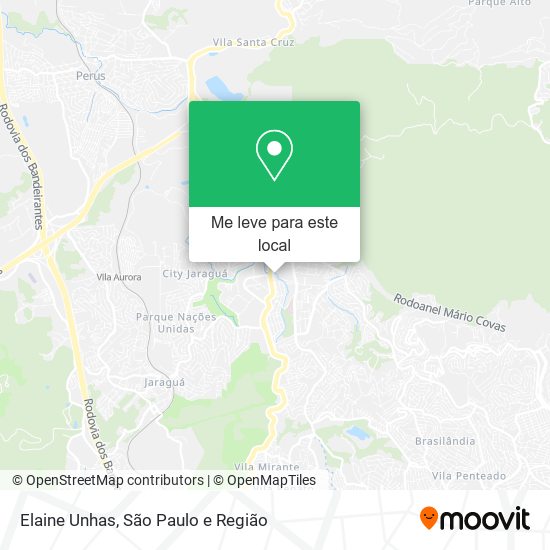 Elaine Unhas mapa
