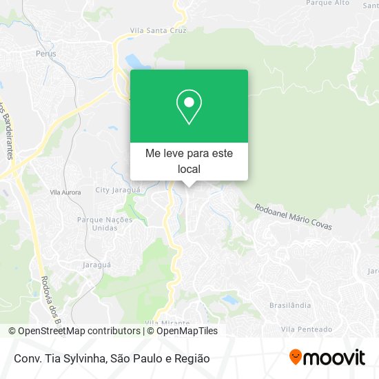 Conv. Tia Sylvinha mapa