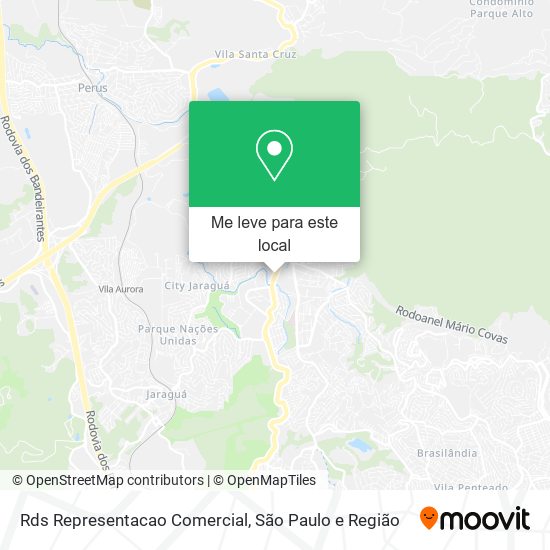 Rds Representacao Comercial mapa