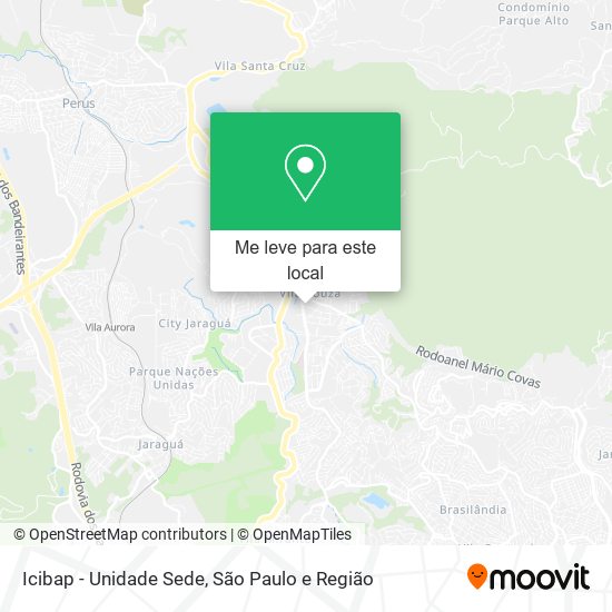 Icibap - Unidade Sede mapa