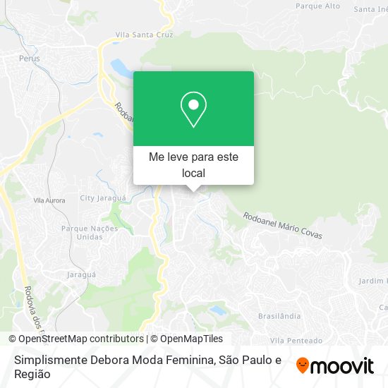 Simplismente Debora Moda Feminina mapa