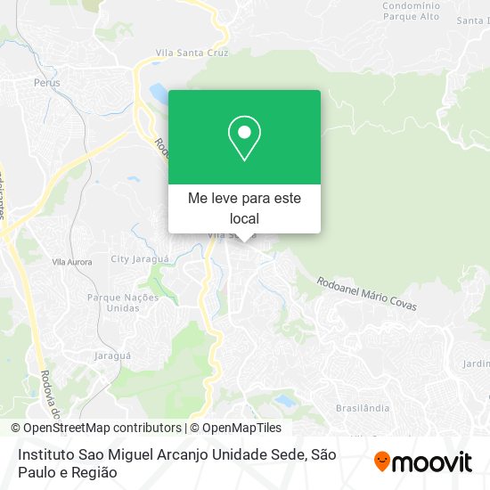 Instituto Sao Miguel Arcanjo Unidade Sede mapa
