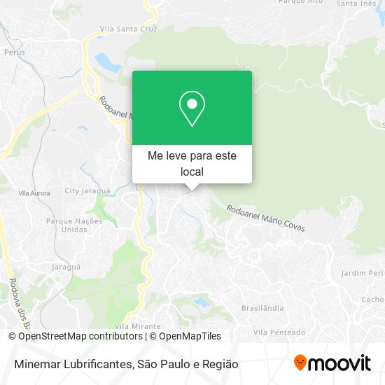 Minemar Lubrificantes mapa