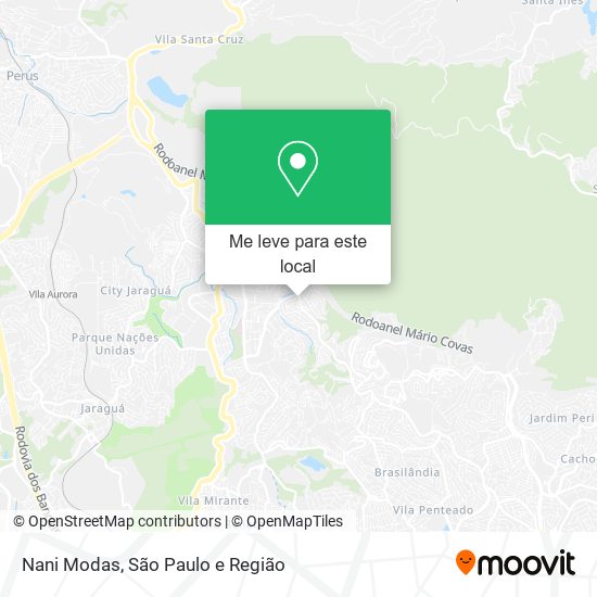 Nani Modas mapa