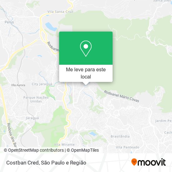 Costban Cred mapa