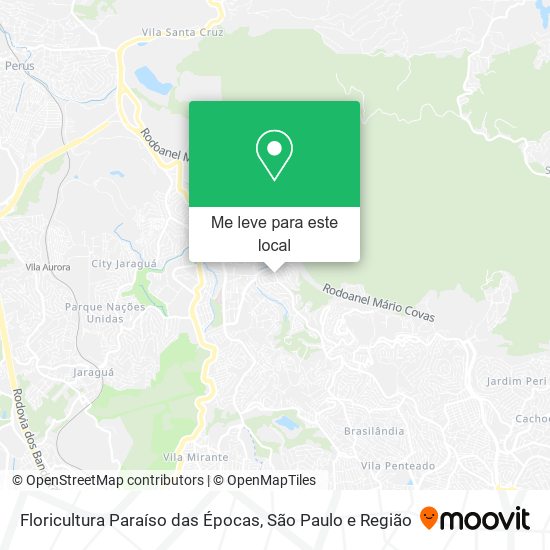 Floricultura Paraíso das Épocas mapa