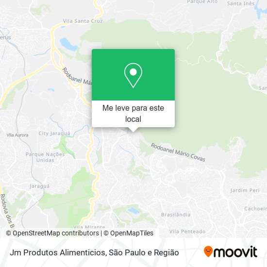 Jm Produtos Alimenticios mapa