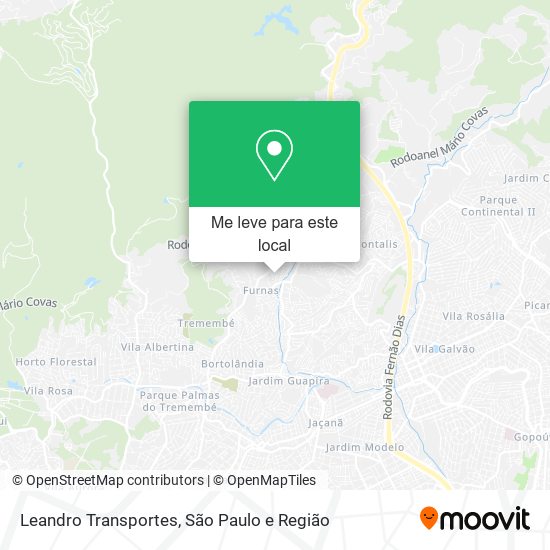 Leandro Transportes mapa