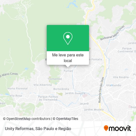 Unity Reformas mapa