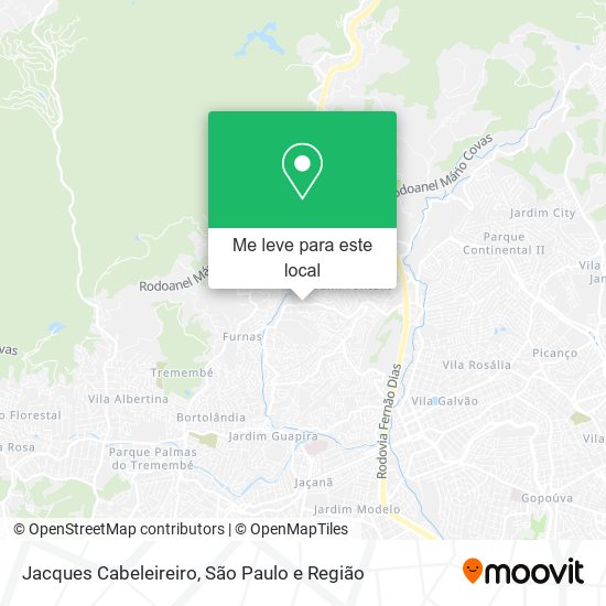 Jacques Cabeleireiro mapa