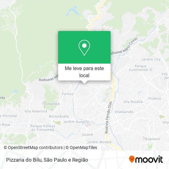 Pizzaria do Bilu mapa