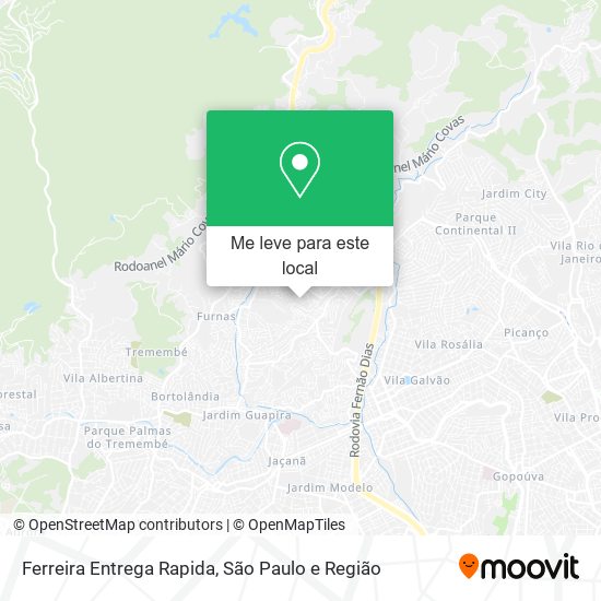 Ferreira Entrega Rapida mapa