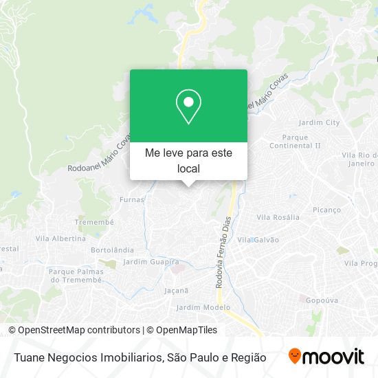 Tuane Negocios Imobiliarios mapa