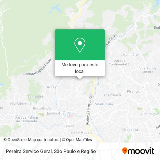 Pereira Servico Geral mapa
