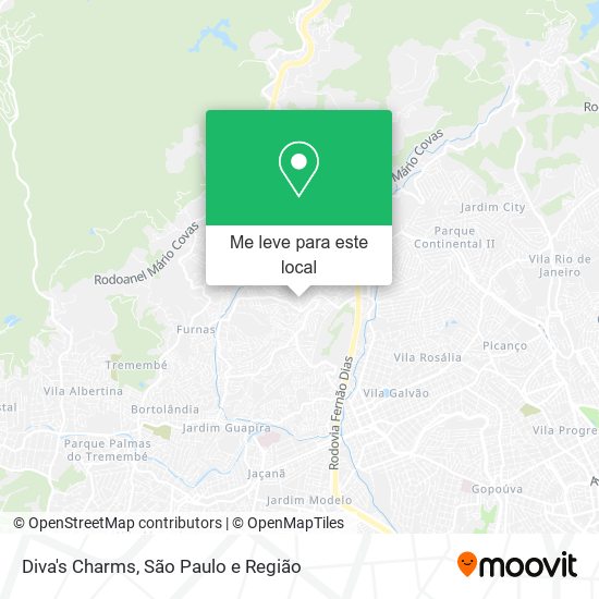 Diva's Charms mapa