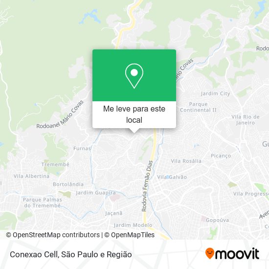 Conexao Cell mapa
