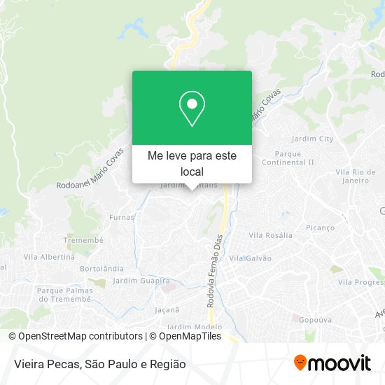 Vieira Pecas mapa